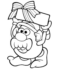 Señor Cabeza de papa con Caja de Regalo