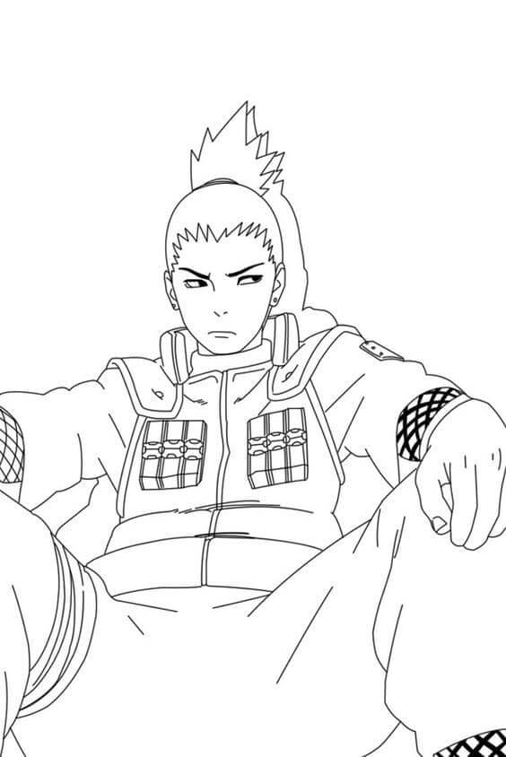 Shikamaru Sentado