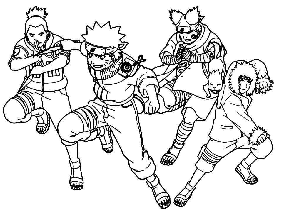Shikamaru y Amigos