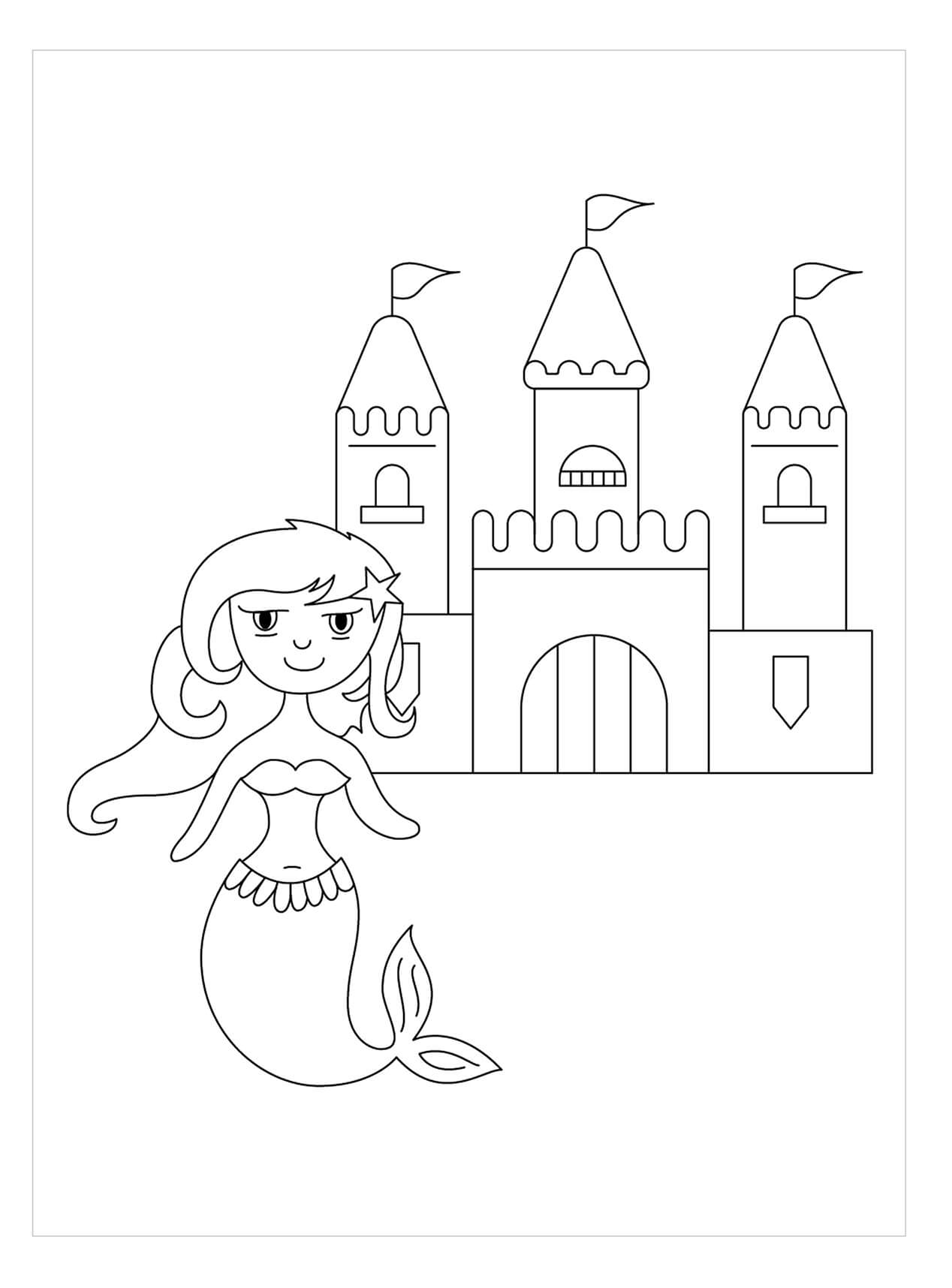 Sirena con Castillo