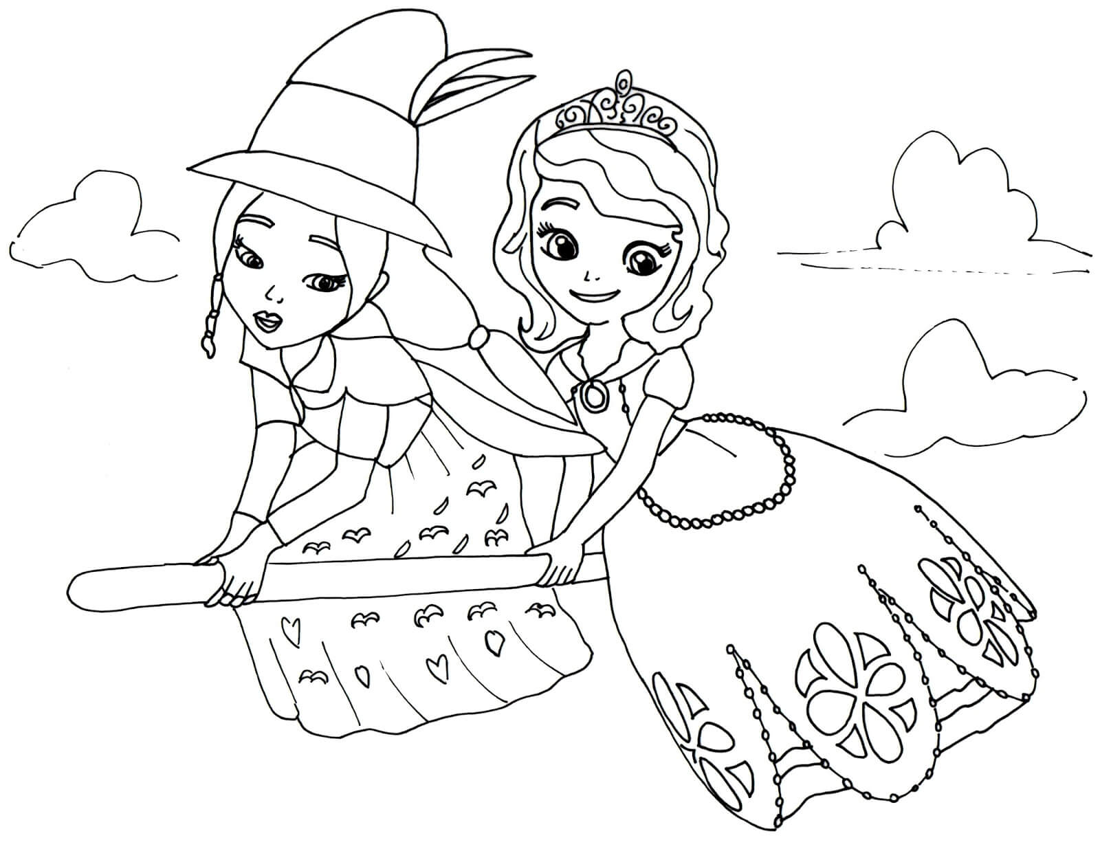 Sofia Y La Bruja Vuelan Juntas