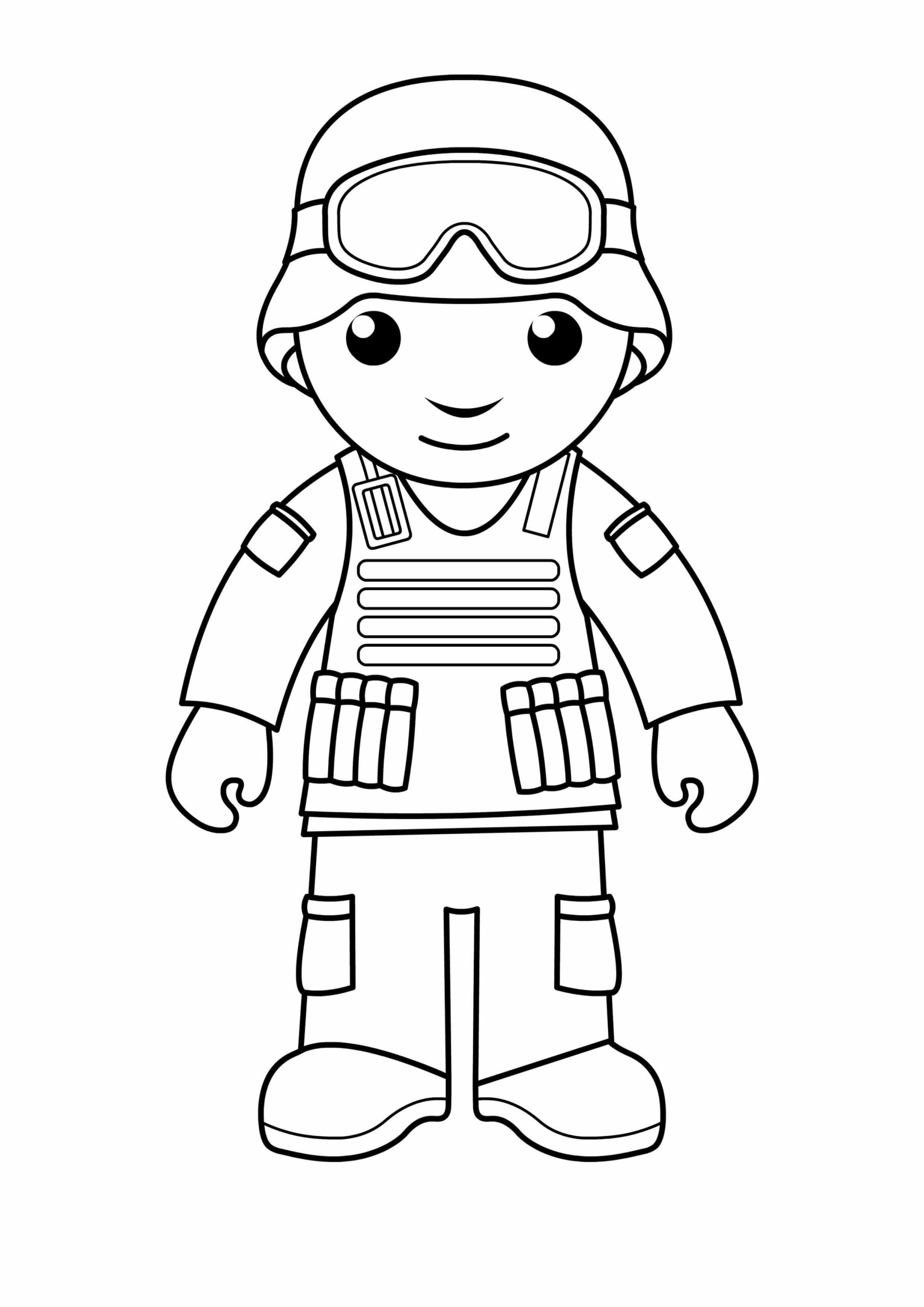 Soldado Sonriendo