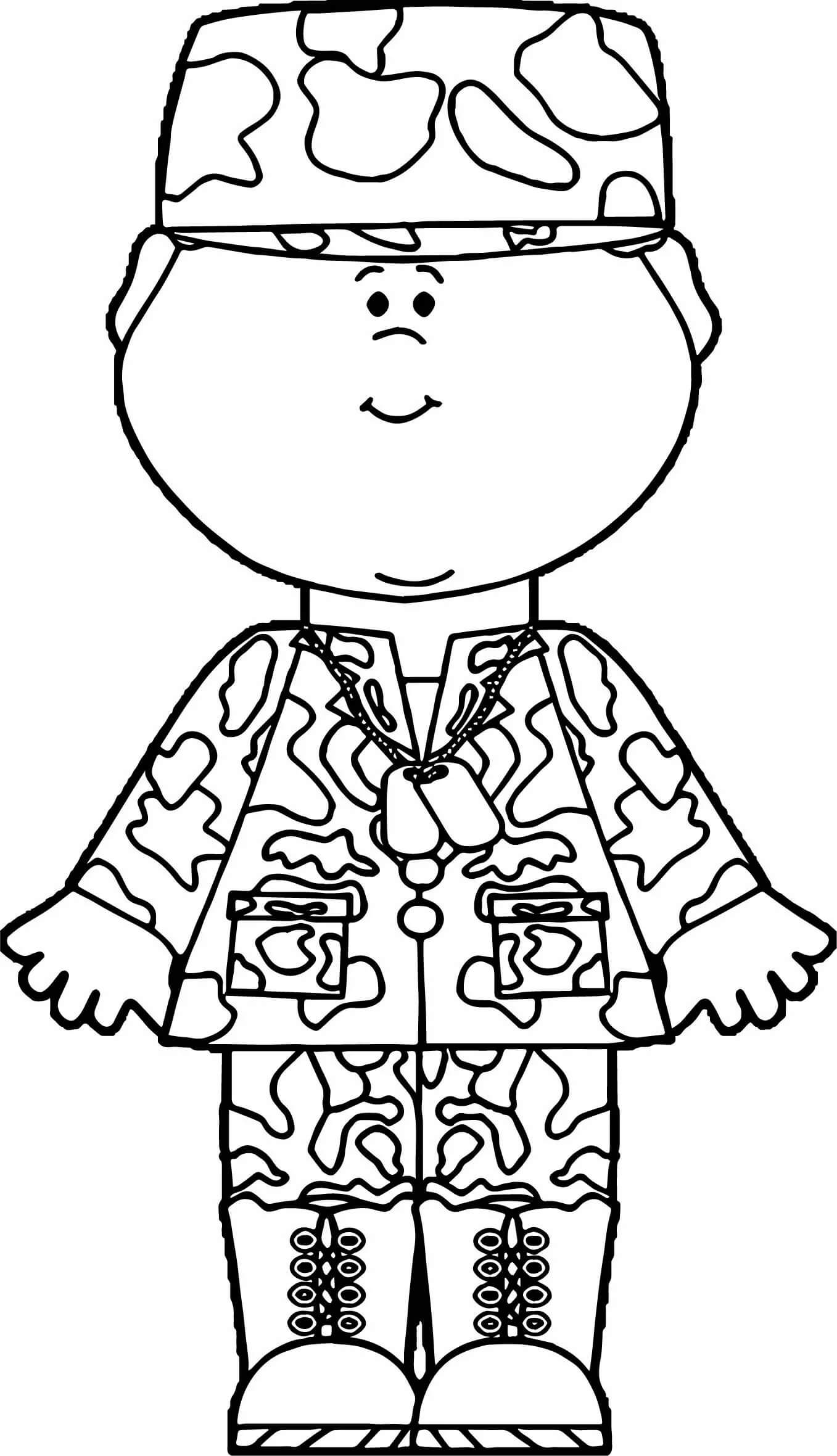 Soldado de Dibujos Animados