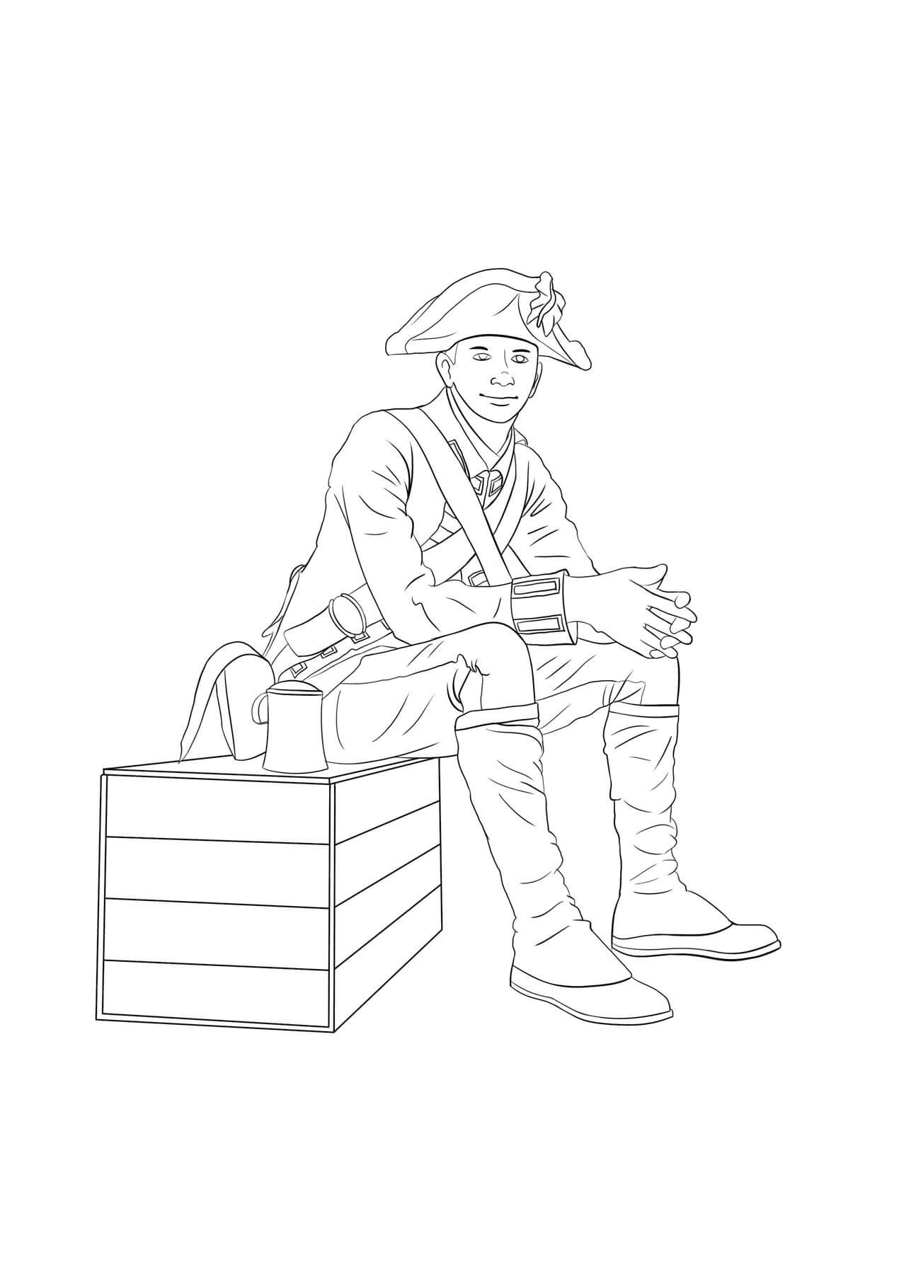Soldado del Siglo Sentado