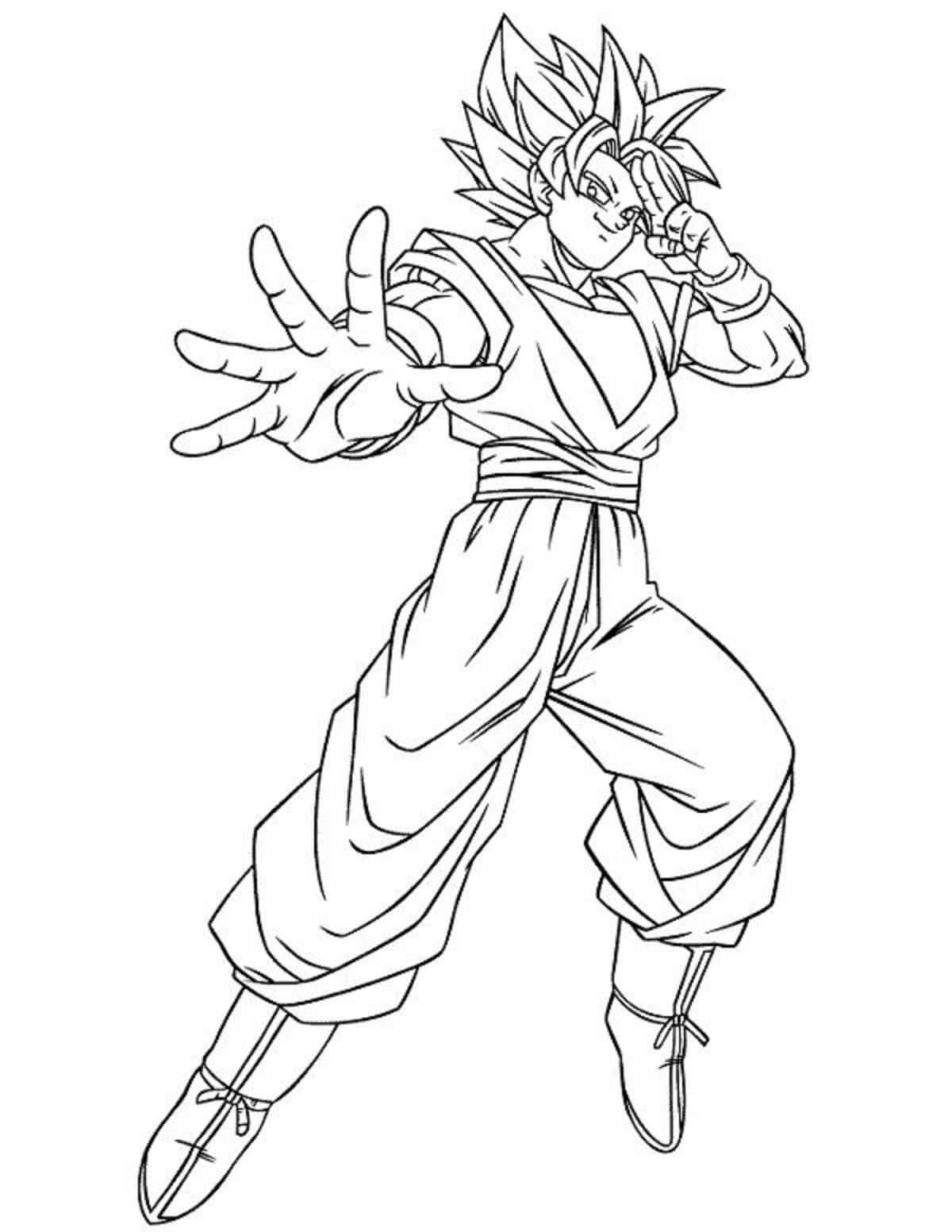Sonriendo Goku Ssj2