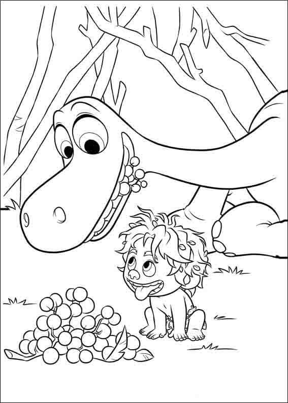 Spot y Arlo comiendo Fruta