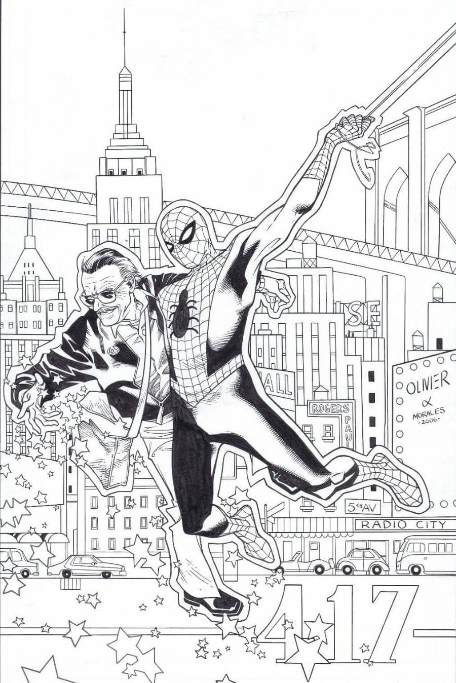 Stan Lee conoce a Spider-Man