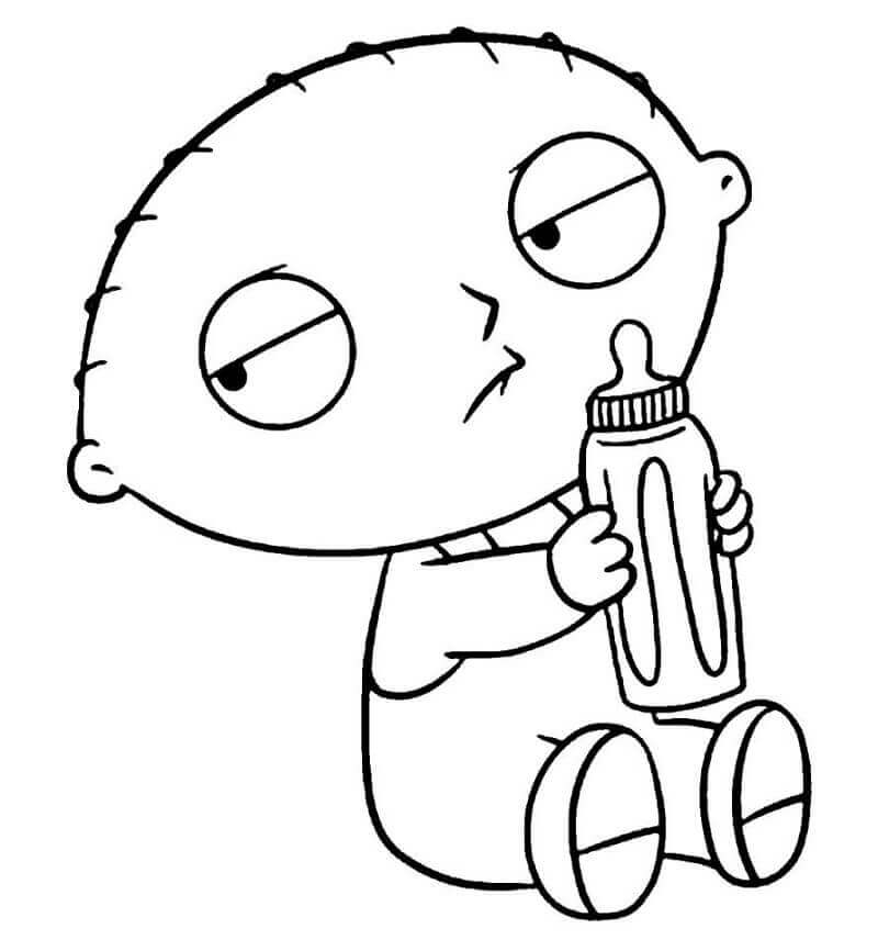 Stewie Con Botella De Leche