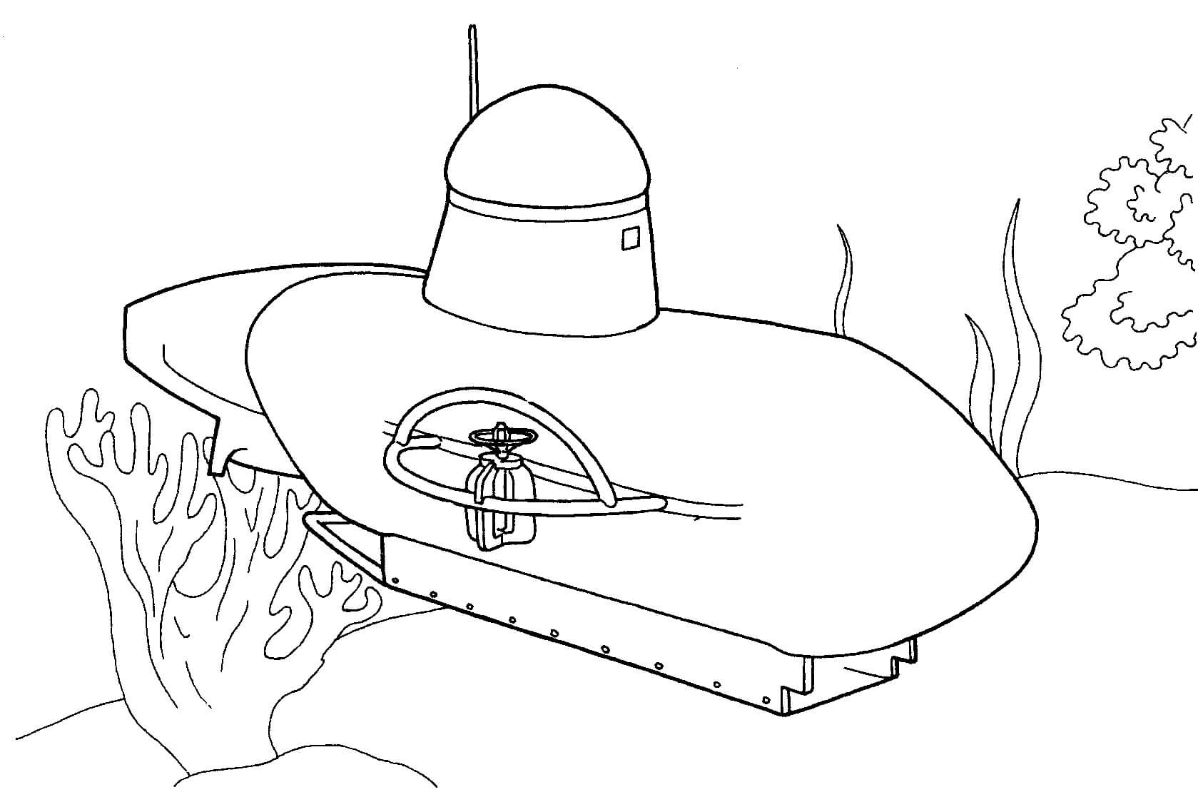Submarino en el Mar