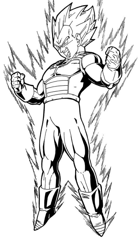 Súper Vegeta Enojado