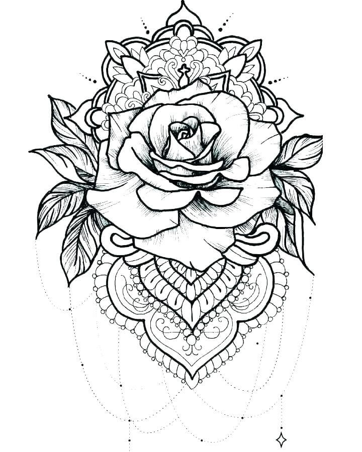 Tatuaje de rosa