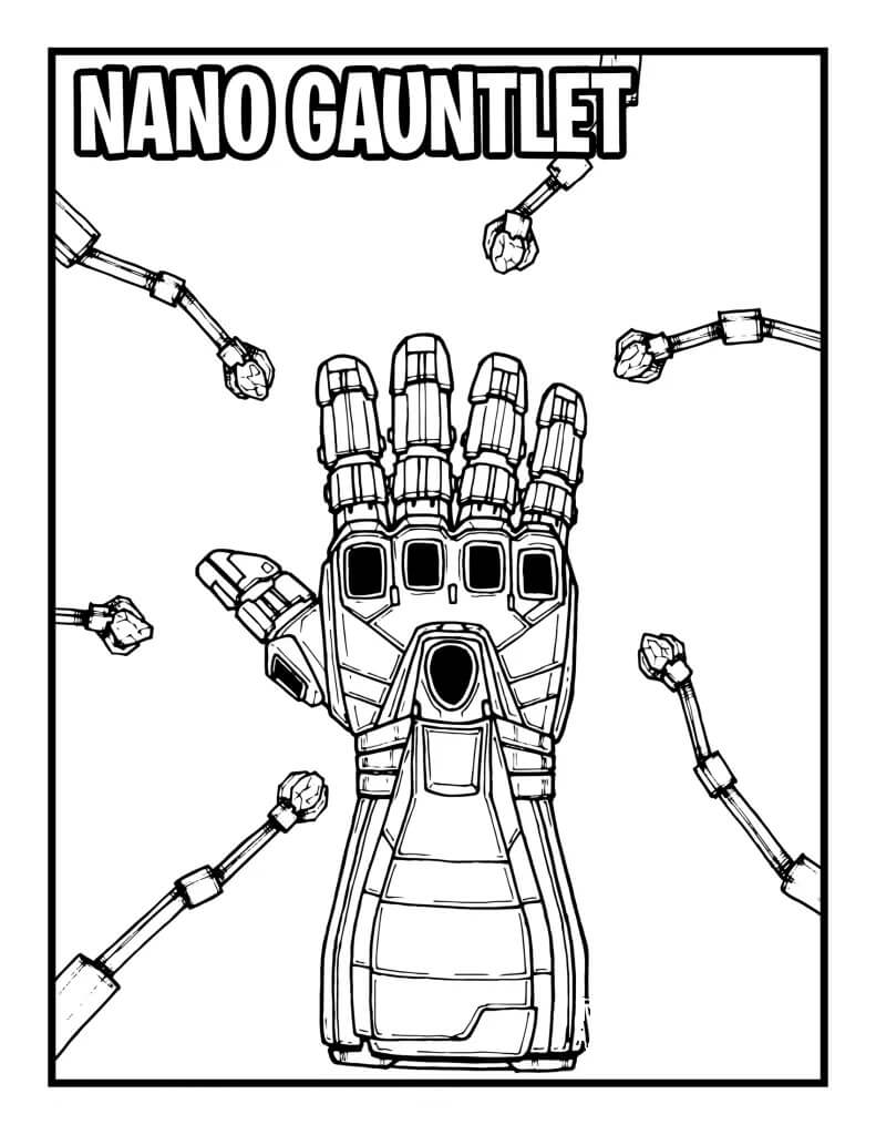 Thanos Sonriente con Guantelete Infinito