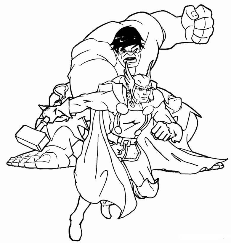 Thor y Hulk