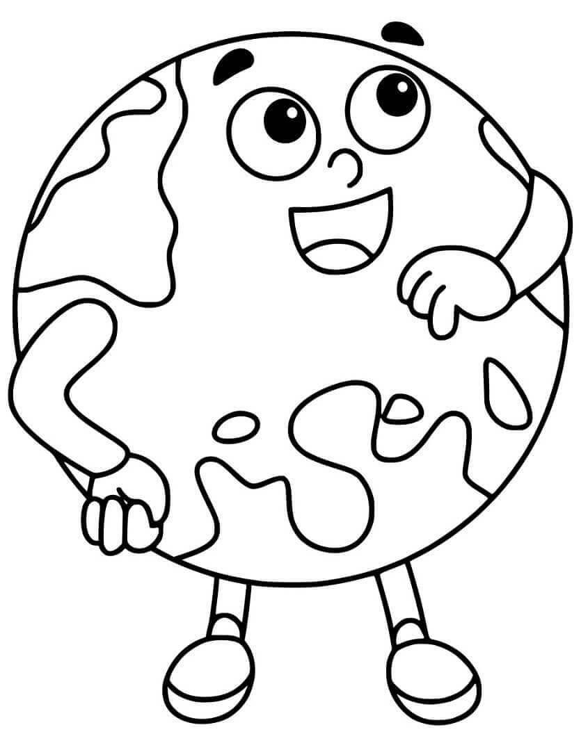 Tierra verde de Dibujos Animados