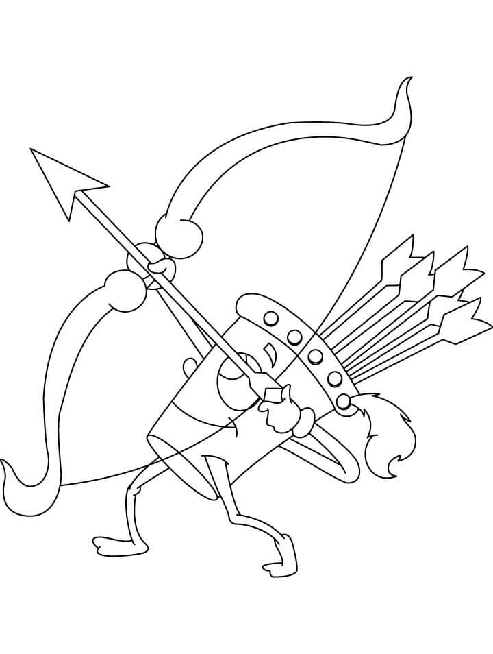 Tiro con Arco de Dibujos Animados Divertido