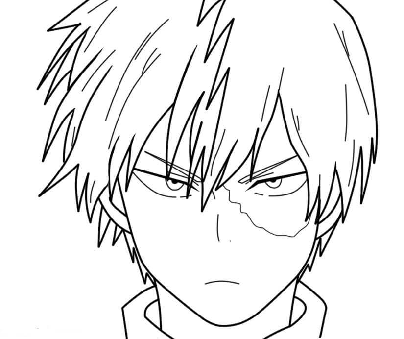 Todoroki Shoto Enfadado