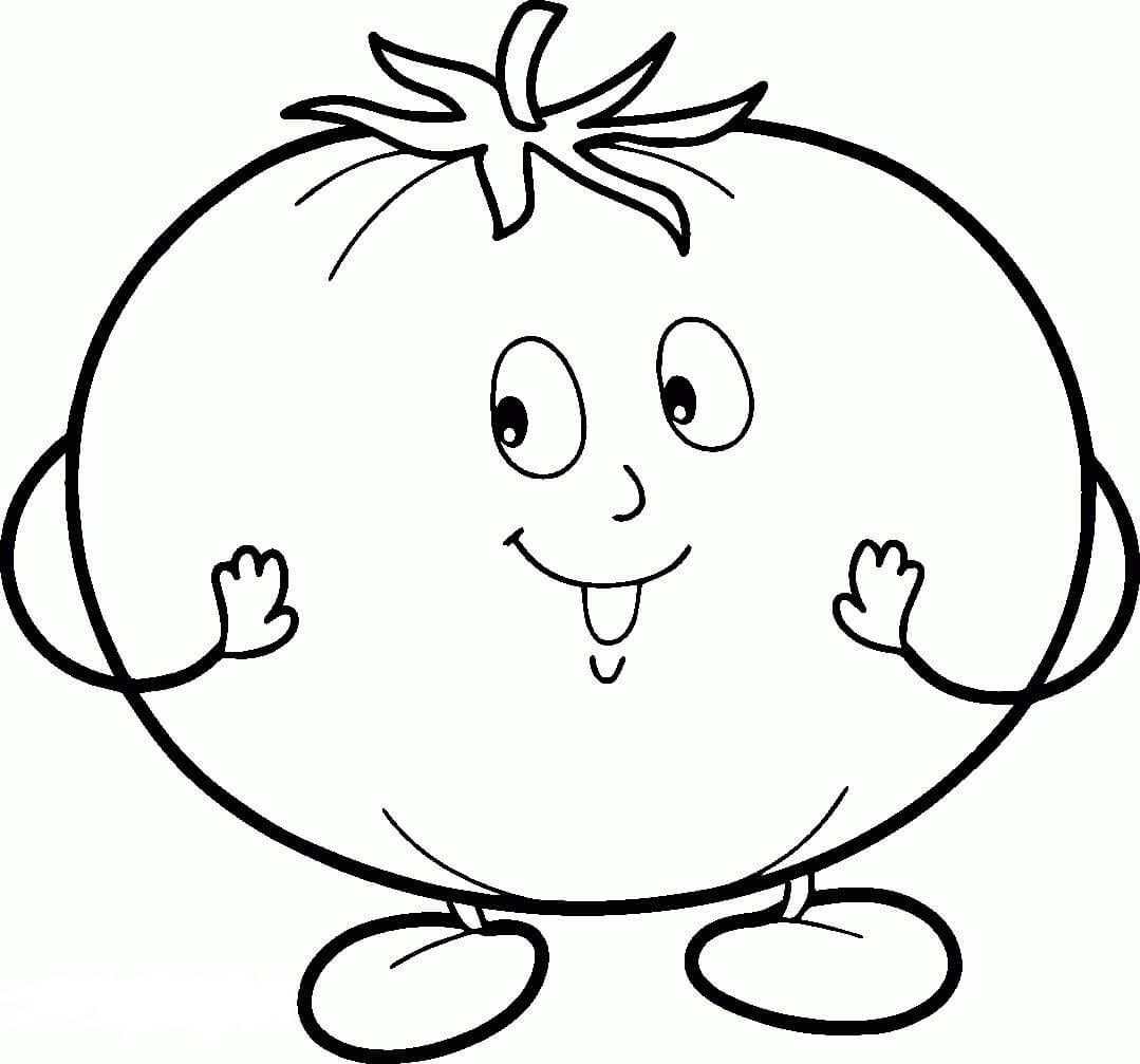 Tomate de Dibujos Animados