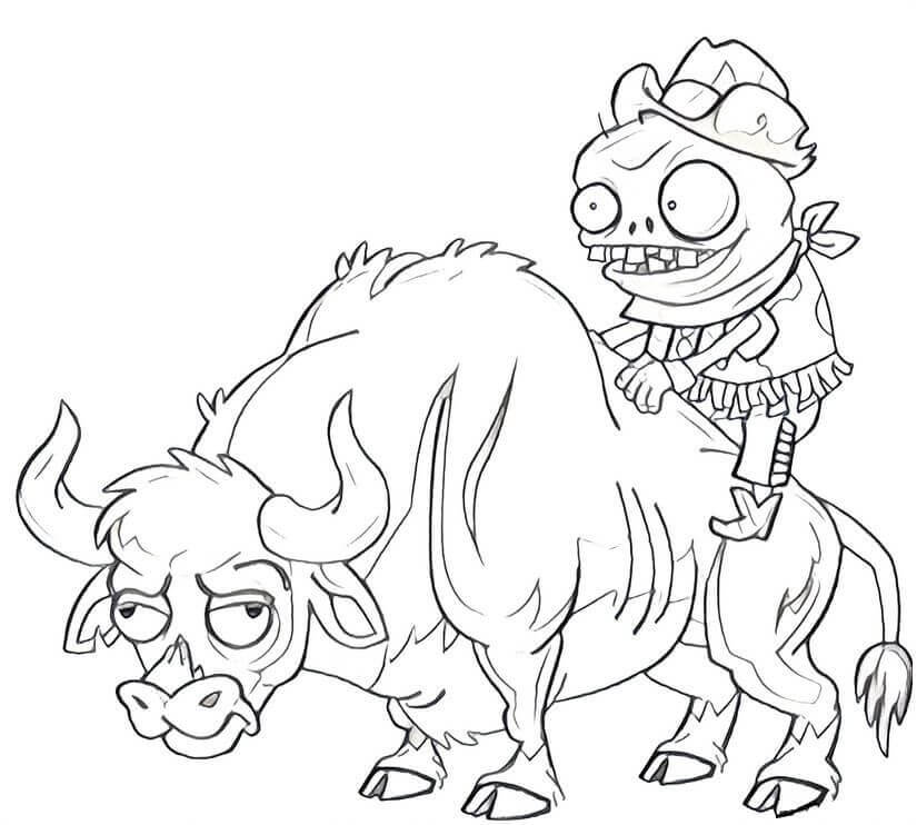 Toro Zombi en Plants vs Zombies