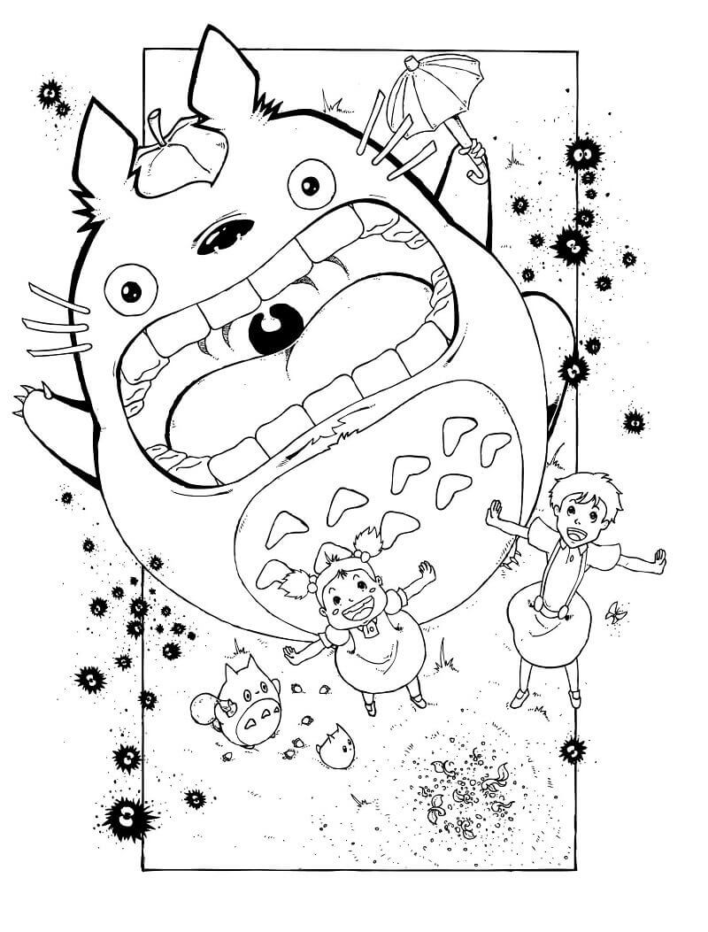 Totoro Gritando