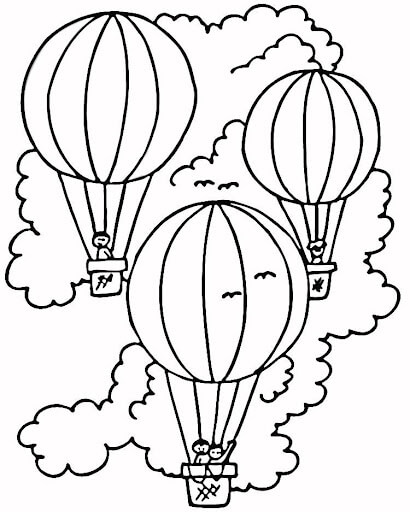 Tres Globos Aerostáticos
