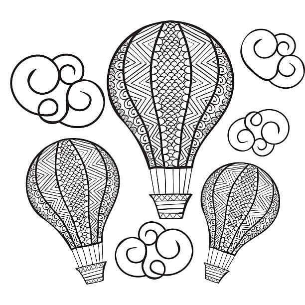 Tres Globos Aerostáticos