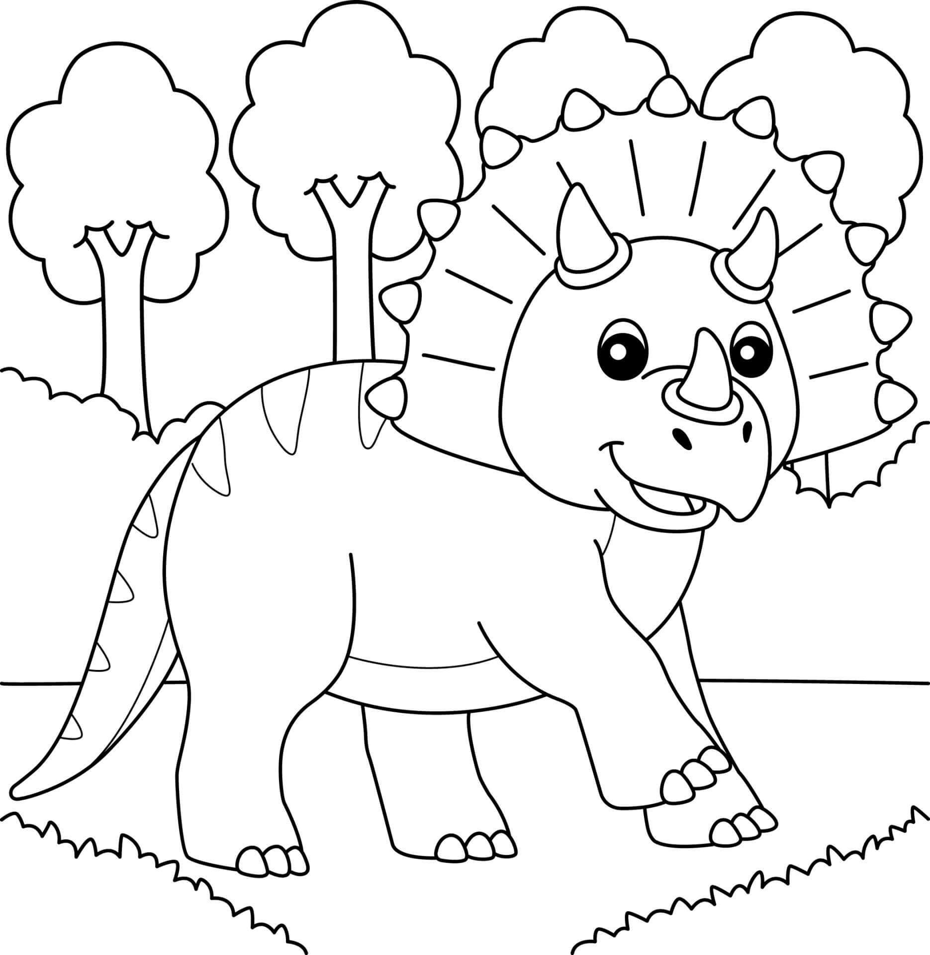 Triceratops Caminando