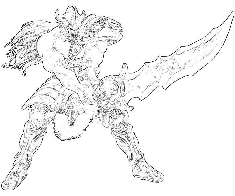 Tryndamere Con Espada