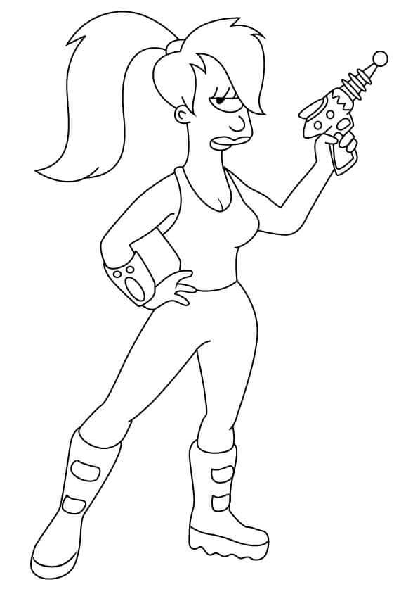 Turanga Leela De Futurama