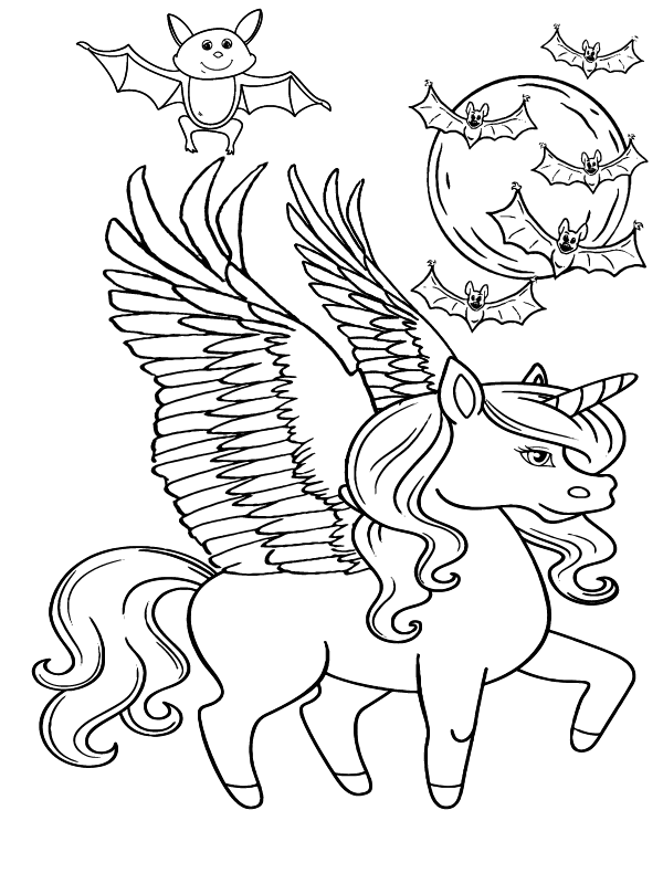 Unicornio de Halloween Aterrador