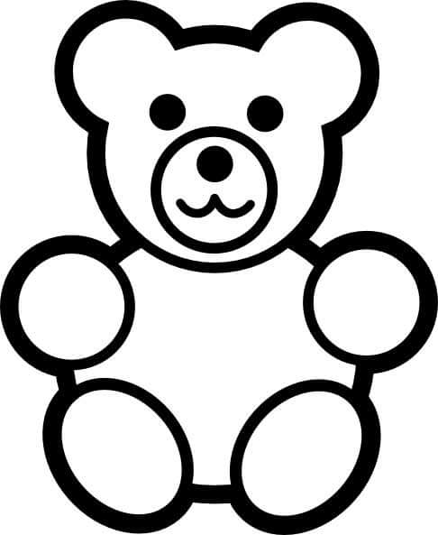 Vector de oso de Peluche