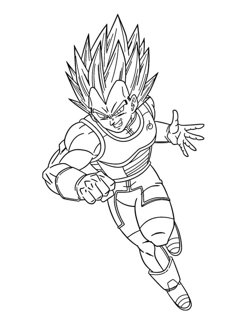 Vegeta Corriendo