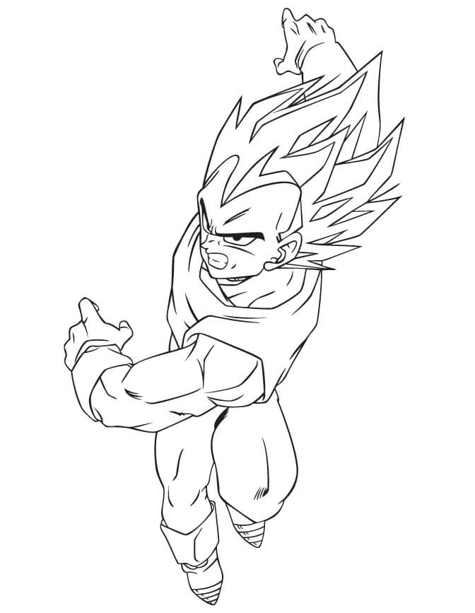 Vegeta Volando