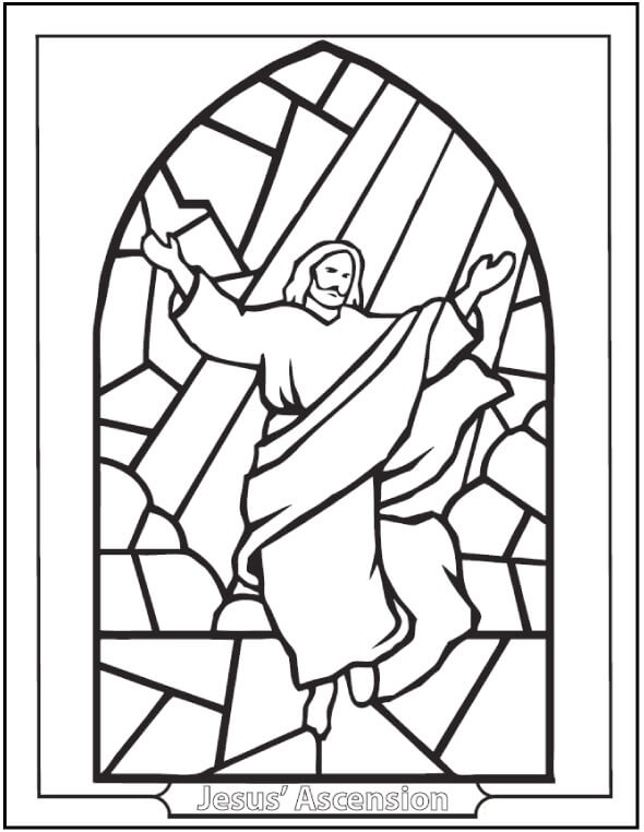 Vidriera de Jesús
