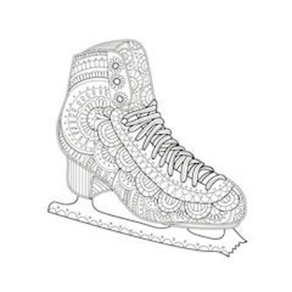 Zapatos Patinaje Sobre Hielo Mandala