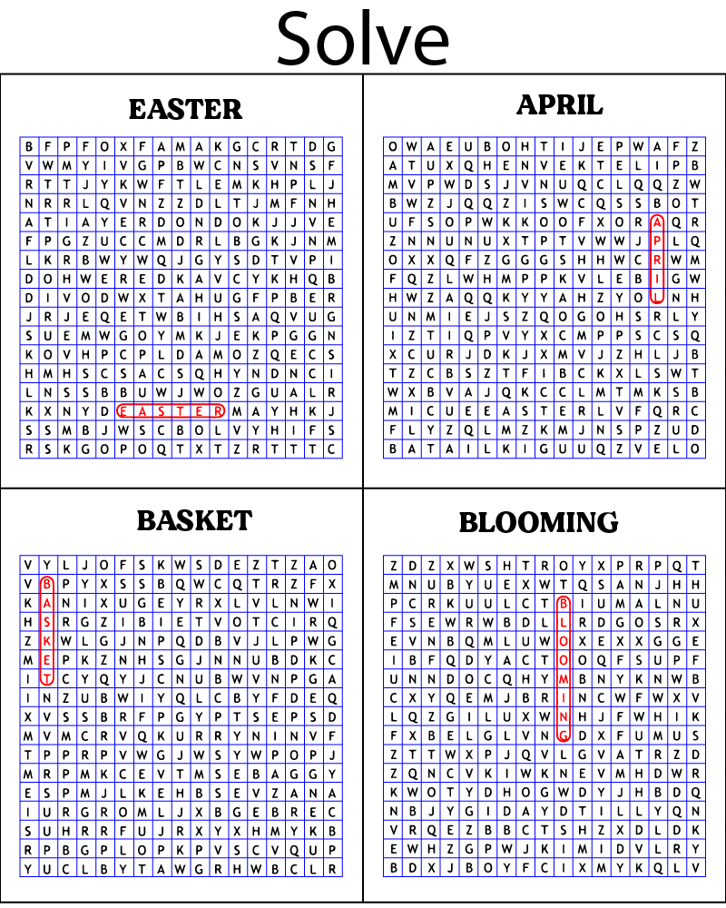 Búsqueda de Palabras de Pascua Judías