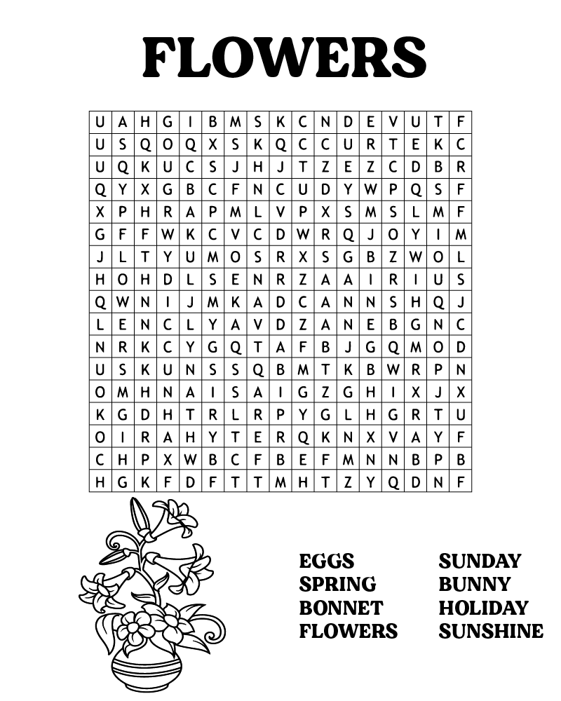 Búsqueda de Palabras de Pascua Caramelo