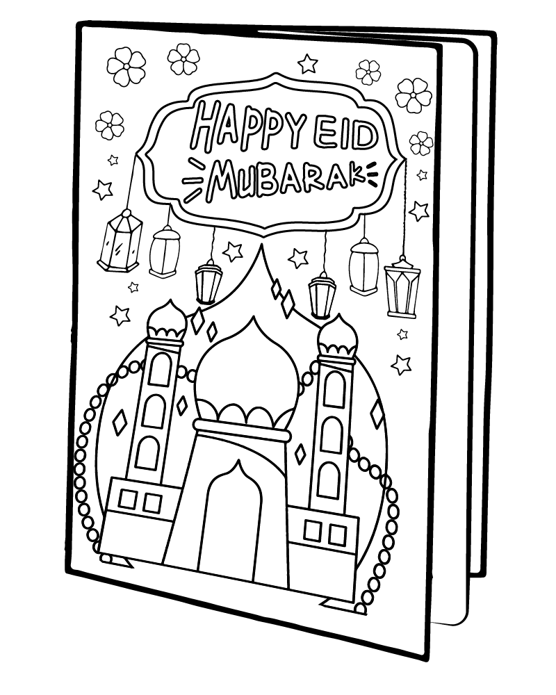 Tarjeta de Felicitación de Eid
