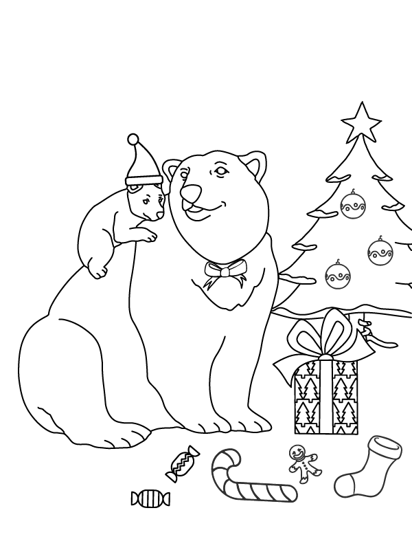 Buen Oso Polar Navideño
