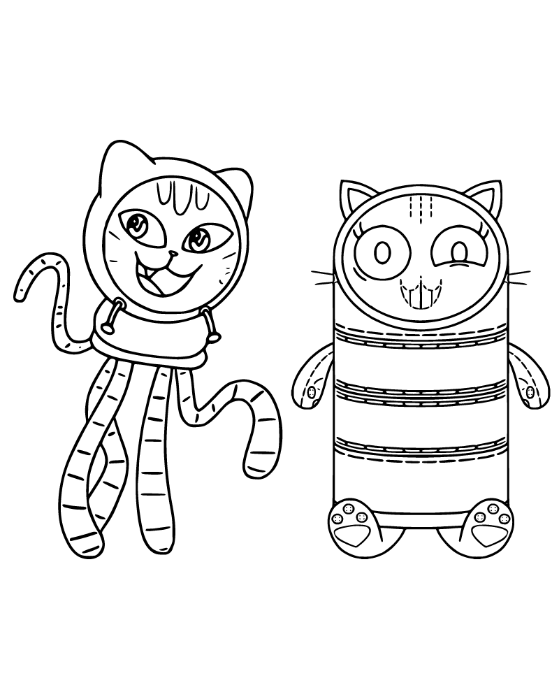 Boceto del Gato Almohada