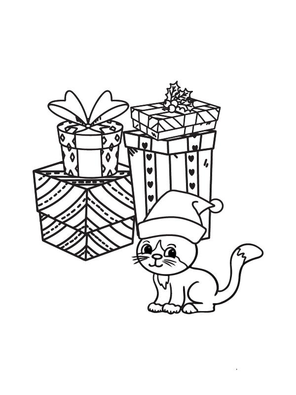 Gatos Adorables Navideños