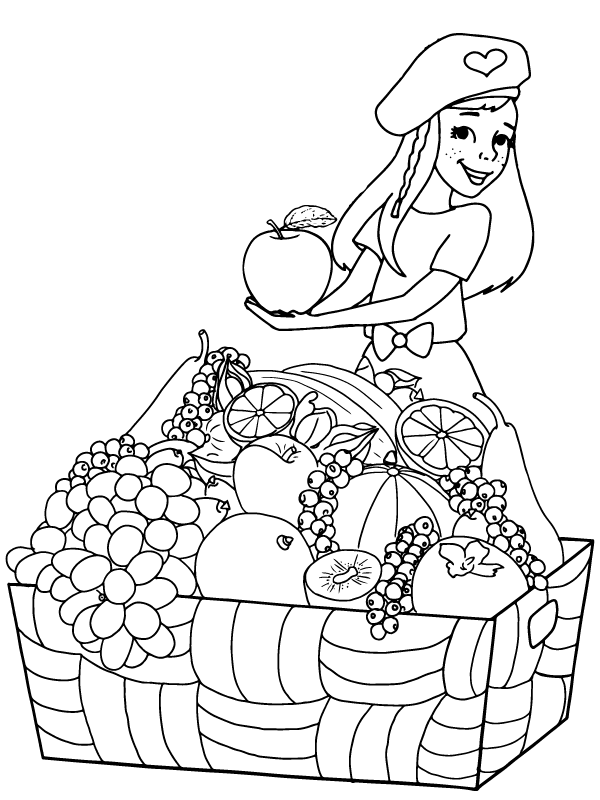 Página de Colorear Vegana para Todas las Edades