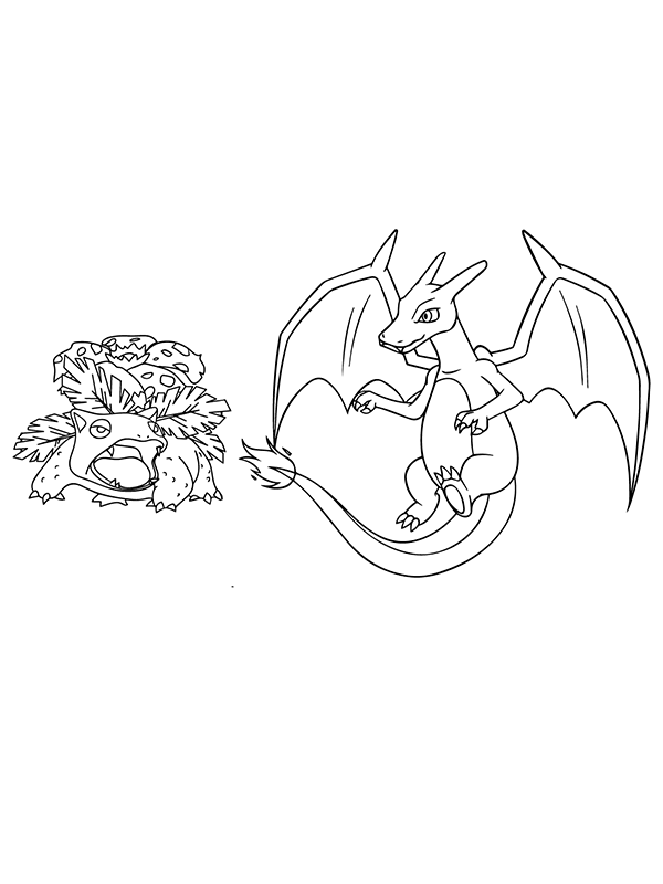Venusaur y Charizard