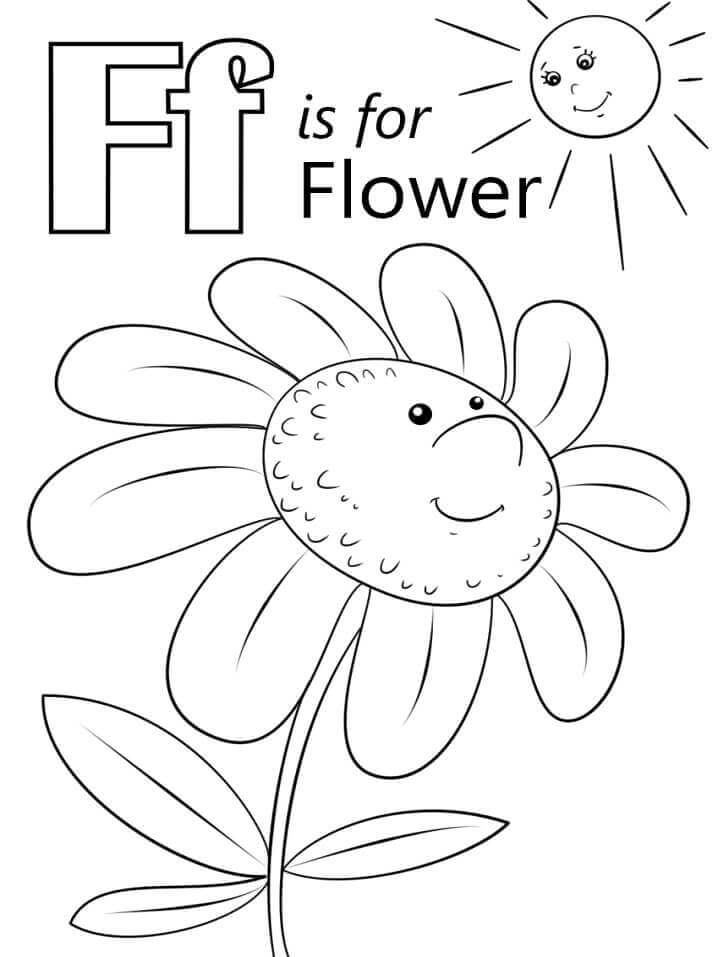 Flor Letra F
