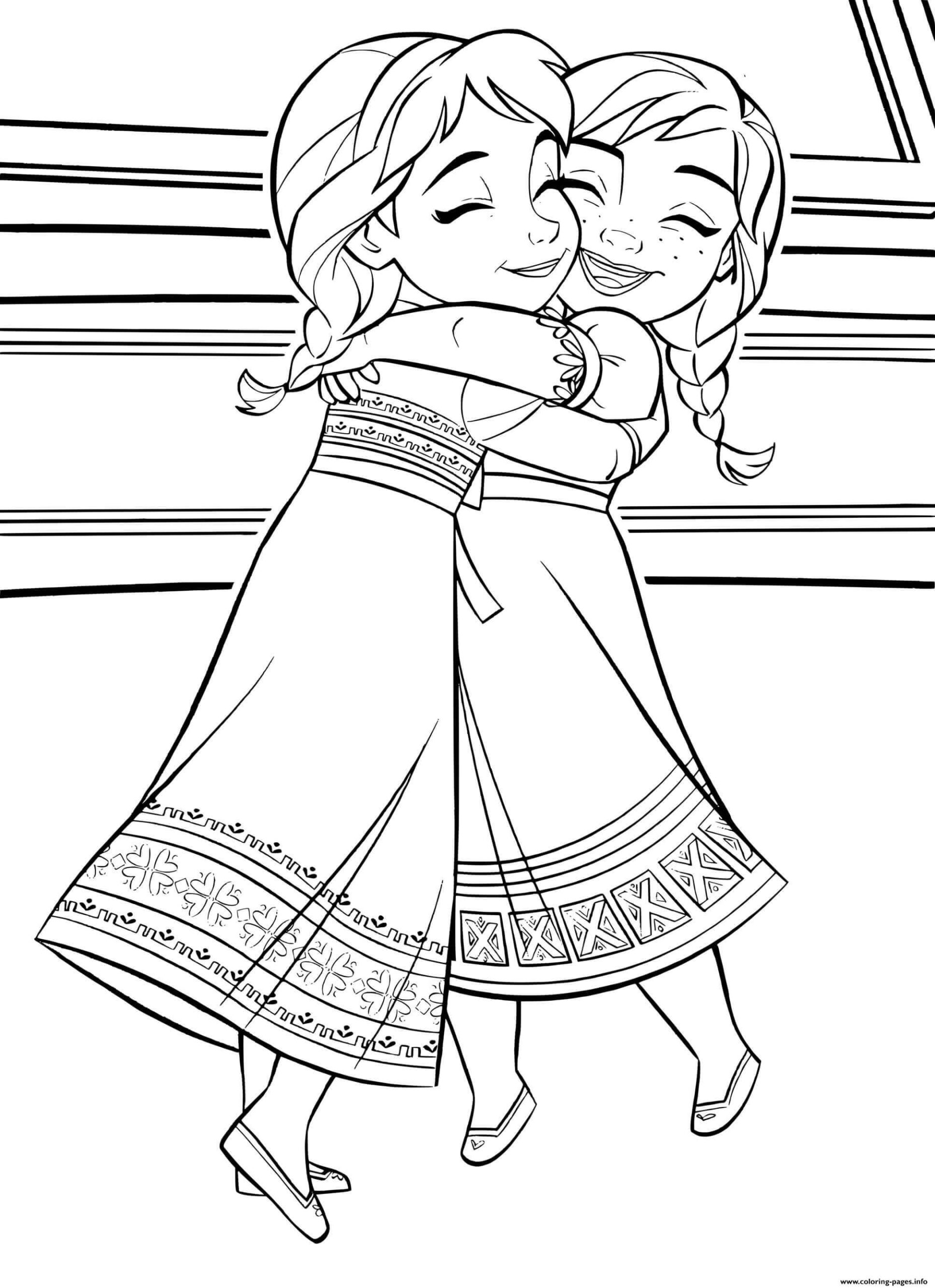 Niño Elsa y Anna