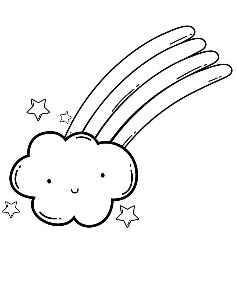 joli nuage arc-en-ciel