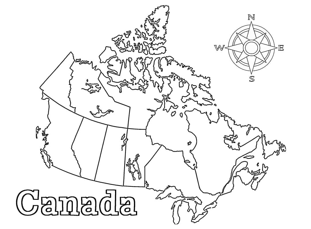 Carte du Canada