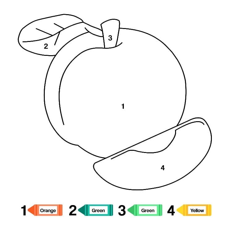 Coloriage Par Numéro Pêche