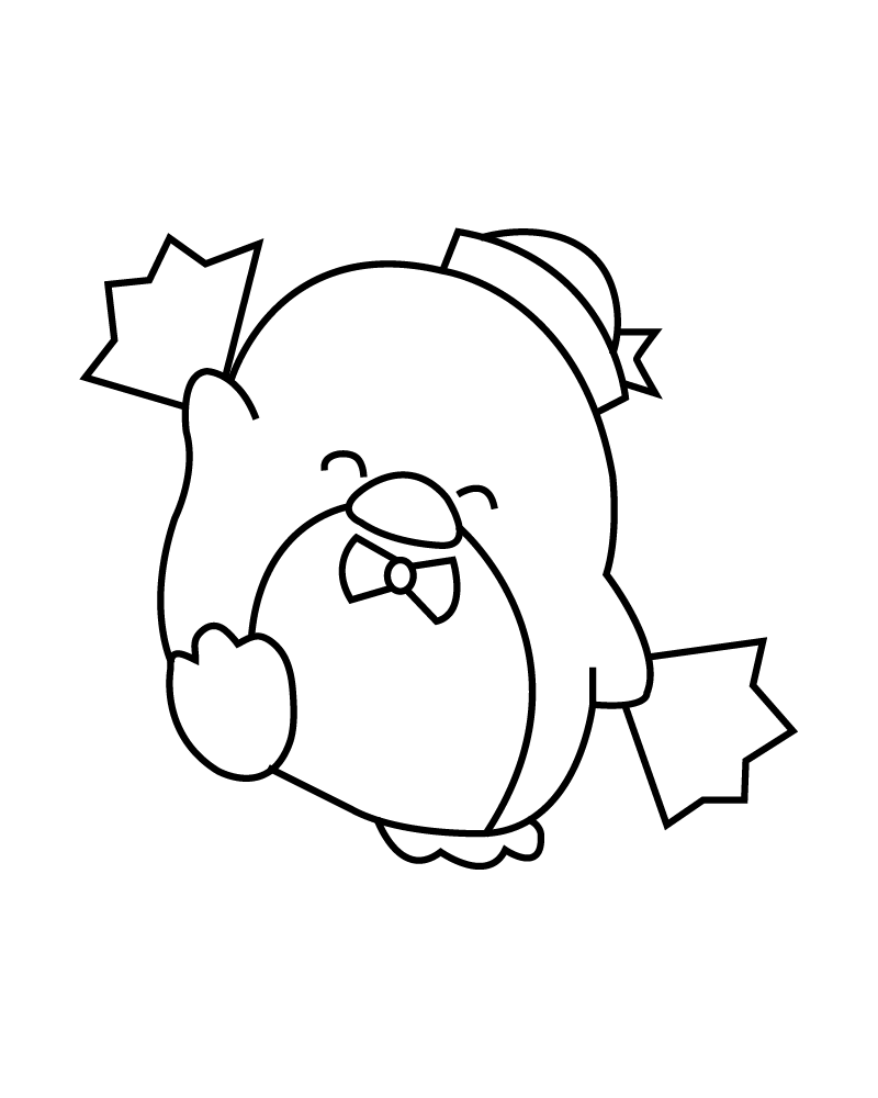 Tuxedo Sam Gratuit Page de Coloriage