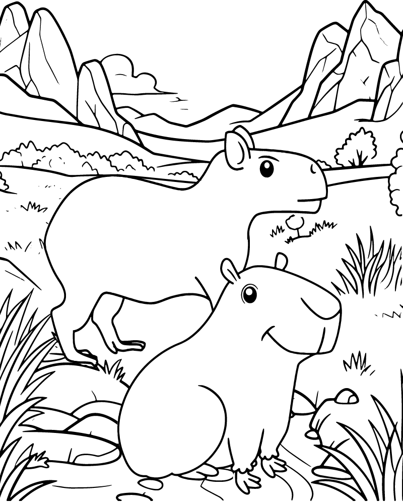 Famille Capybara