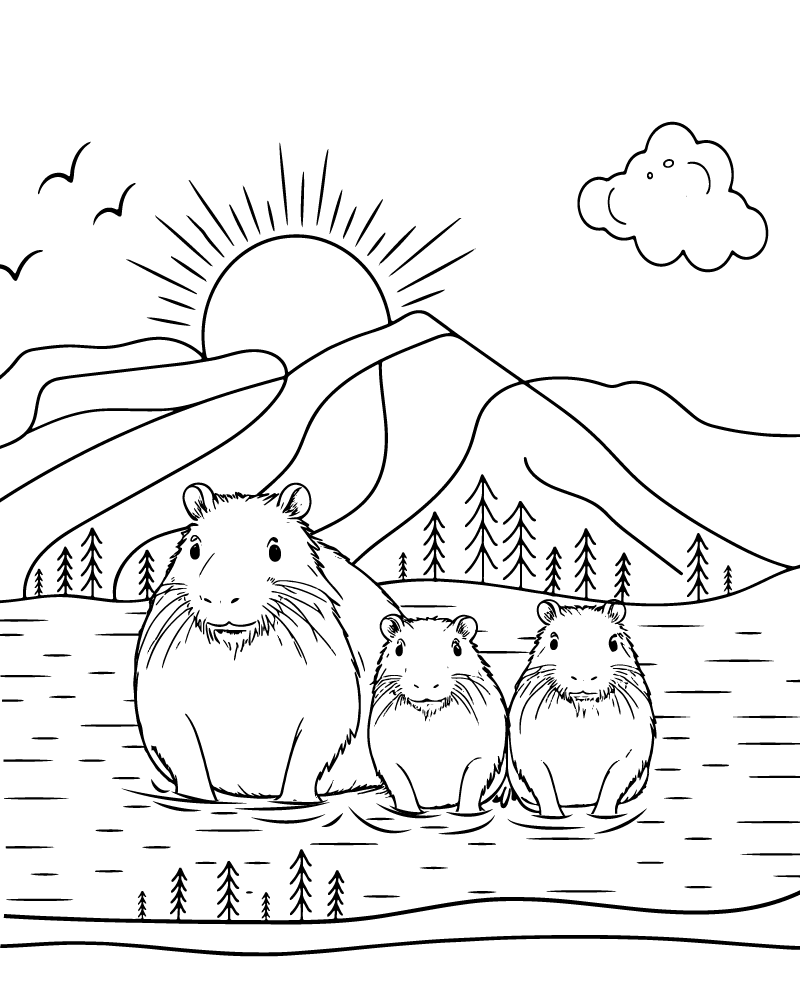 Capybara Nature